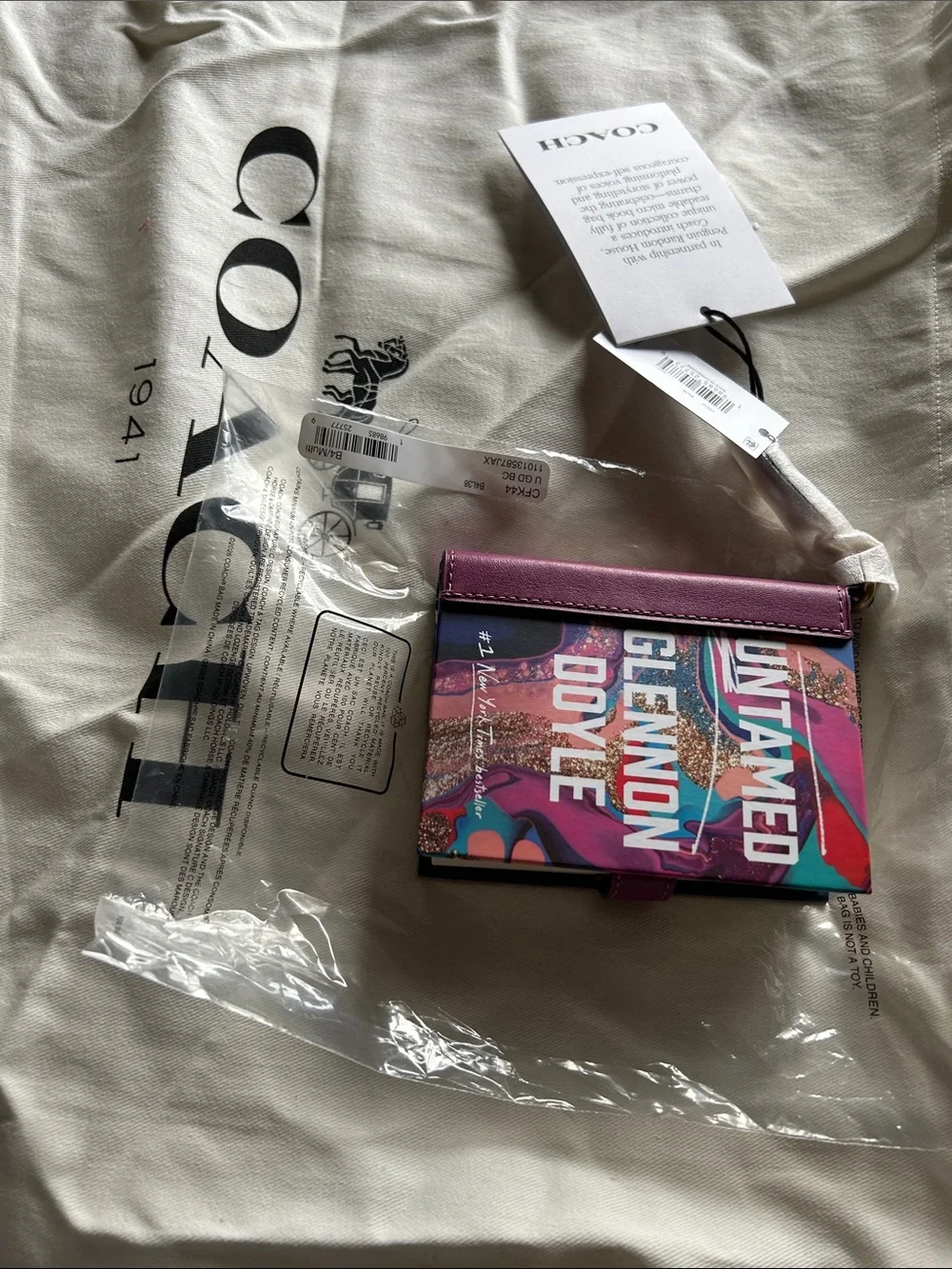Coach Untamed By Glennon Doyle Book Bag Charm